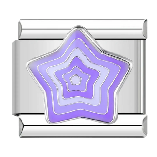 Purple Star Charm