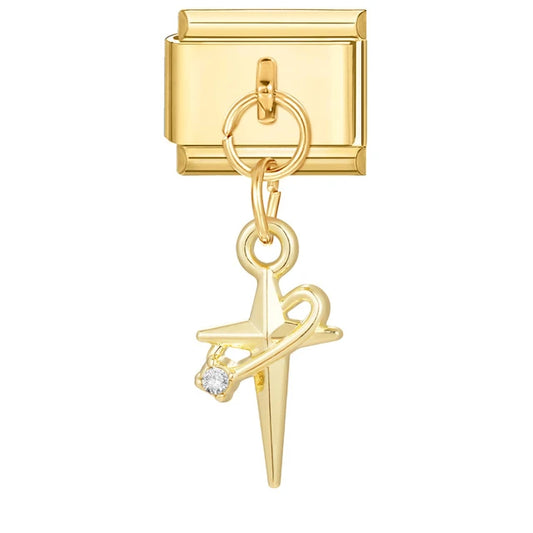 Adorned Cross Charm