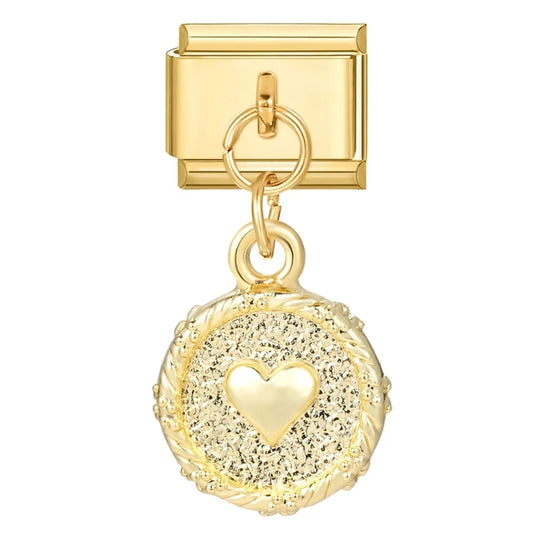 Sparkling Heart Charm