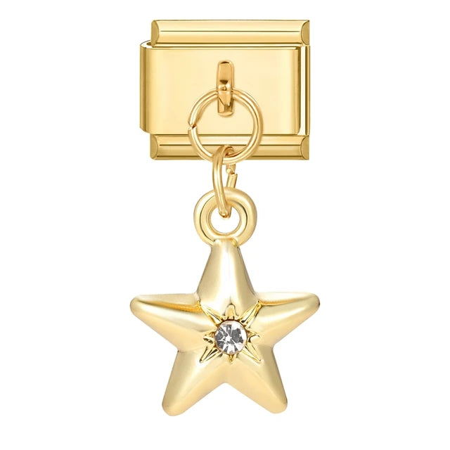 Single Diamond Star Charm