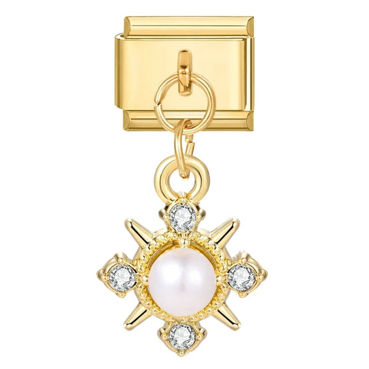 Adorned Pearl Charm