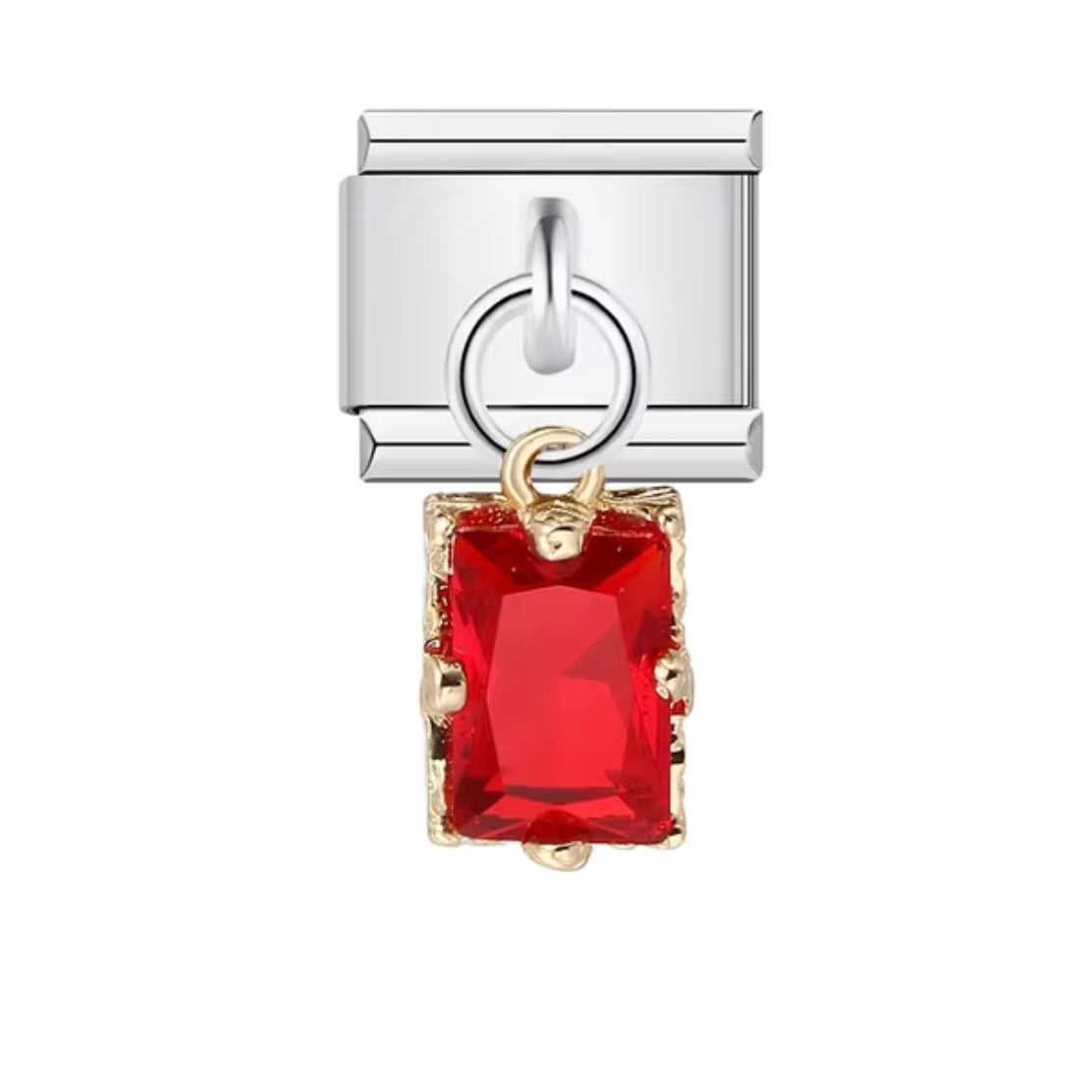 Ruby Gemstone Charm