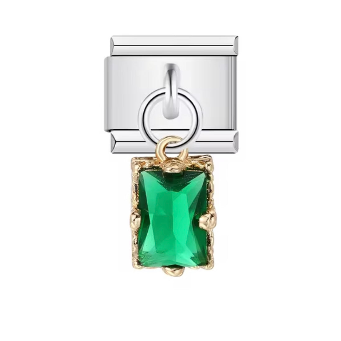 Emerald Gemstone Charm