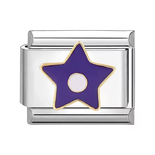 Purple Star Charm