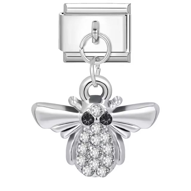 Diamond Adorned Bee Charm