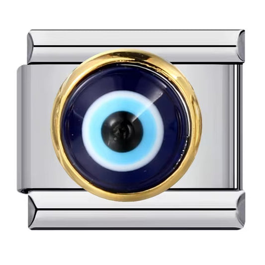 Evil Eye on Silver Charm