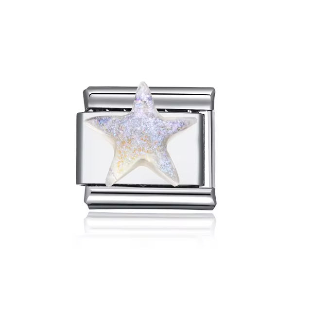 Sparkling Starfish Charm