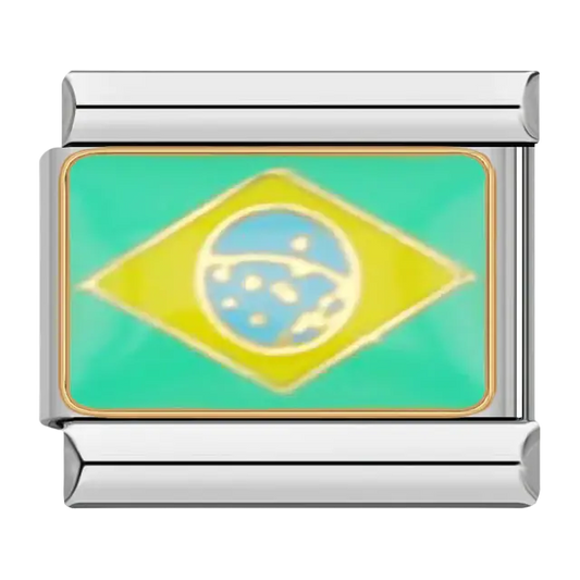 Brazil Flag Charm